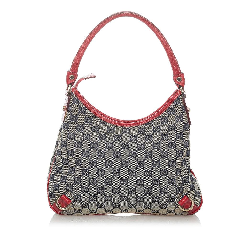 Gucci GG Canvas Abbey D-Ring Shoulder Bag (SHG-30958)