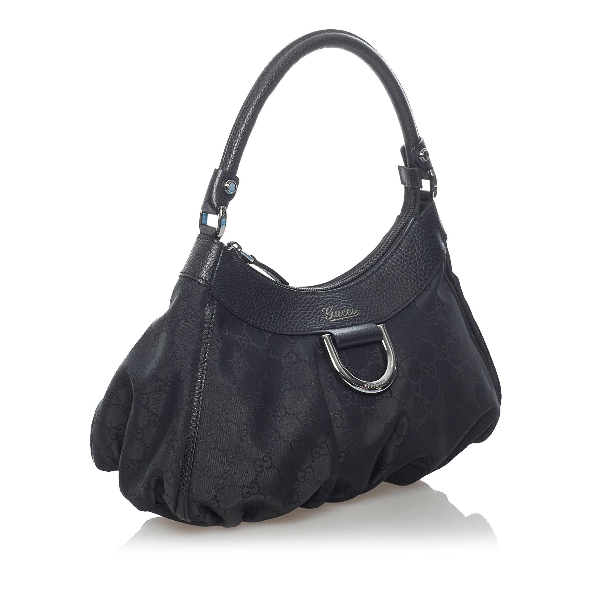Gucci GG Canvas Abbey D-Ring Shoulder Bag (SHG-31187)