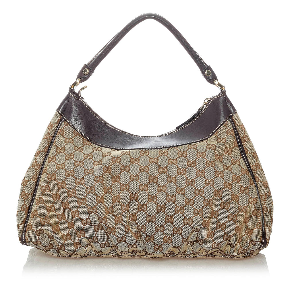 Gucci GG Canvas Abbey D-Ring Shoulder Bag (SHG-31464)
