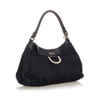 Gucci GG Canvas Abbey D-Ring Shoulder Bag (SHG-31950)