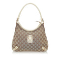Gucci GG Canvas Abbey D-Ring Shoulder Bag (SHG-32884)