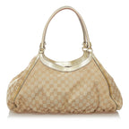 Gucci GG Canvas Abbey D-Ring Shoulder Bag (SHG-33230)