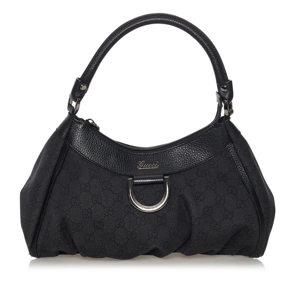 Gucci GG Canvas Abbey D-Ring Shoulder Bag (SHG-33709)