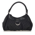 Gucci GG Canvas Abbey D-Ring Shoulder Bag (SHG-33709)