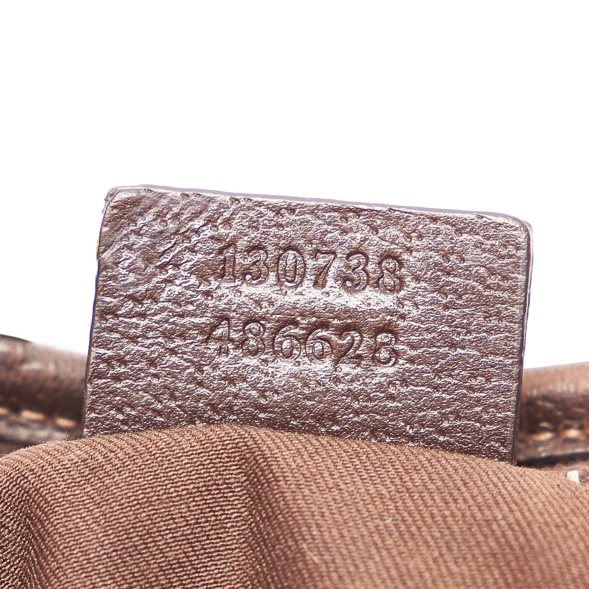 Gucci GG Canvas Abbey D-Ring Shoulder Bag (SHG-33753)