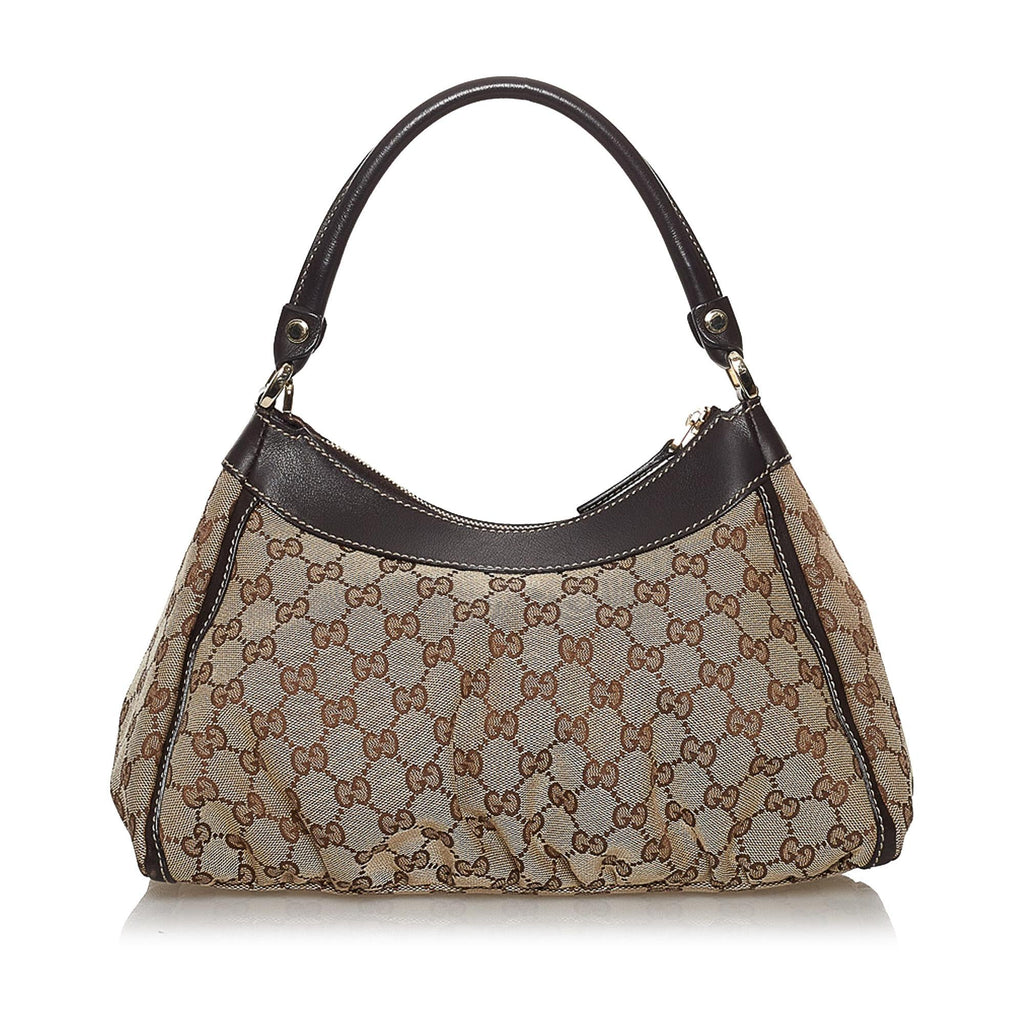 Gucci GG Canvas Abbey D-Ring Shoulder Bag (SHG-33937)