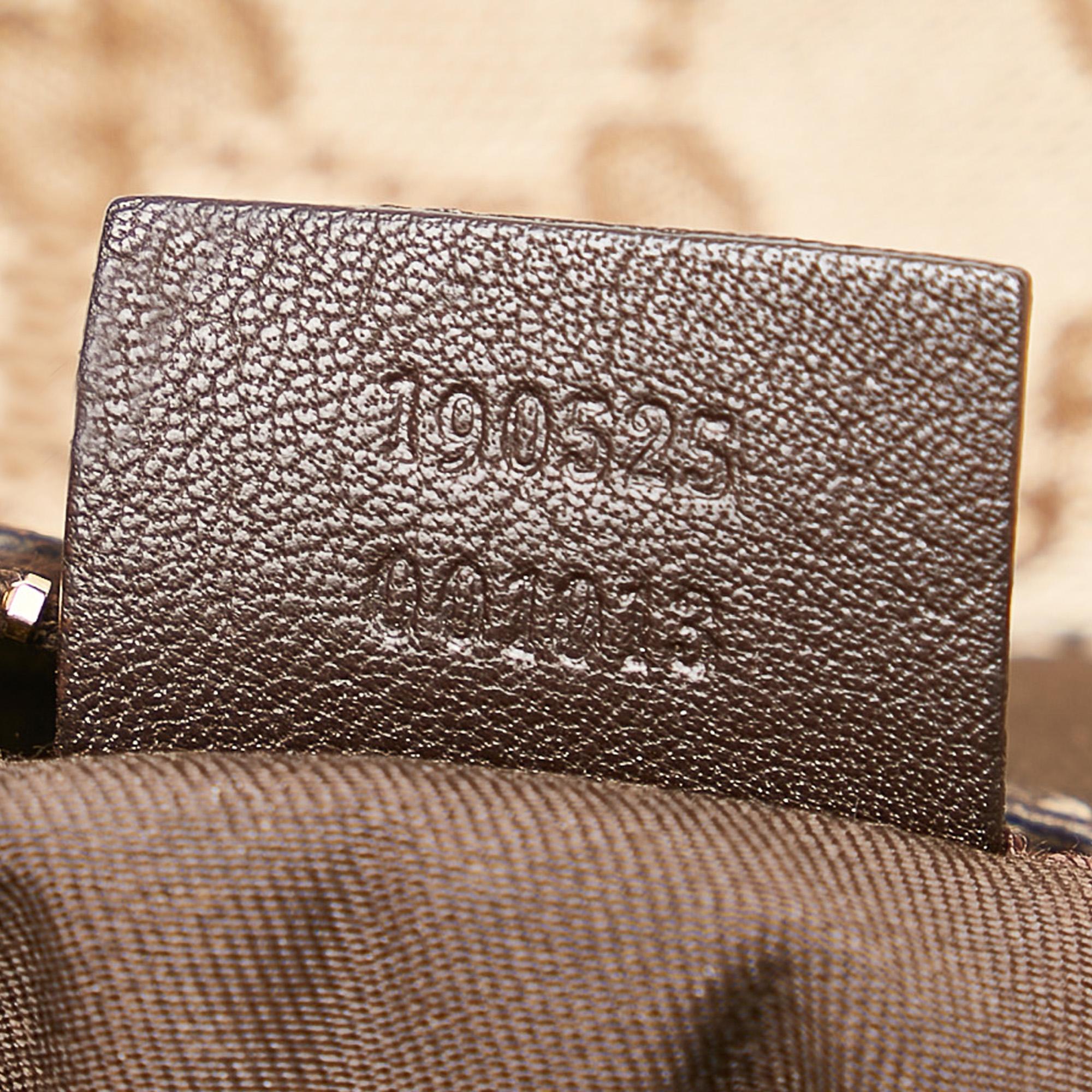 Gucci GG Canvas Abbey D-Ring Shoulder Bag (SHG-33937)