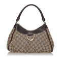 Gucci GG Canvas Abbey D-Ring Shoulder Bag (SHG-33937)