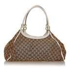 Gucci GG Canvas Abbey D-Ring Shoulder Bag (SHG-34093)