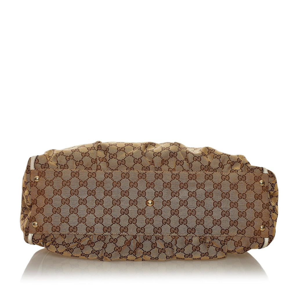 Gucci GG Canvas Abbey D-Ring Shoulder Bag (SHG-34093)