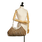 Gucci GG Canvas Abbey D-Ring Shoulder Bag (SHG-34093)