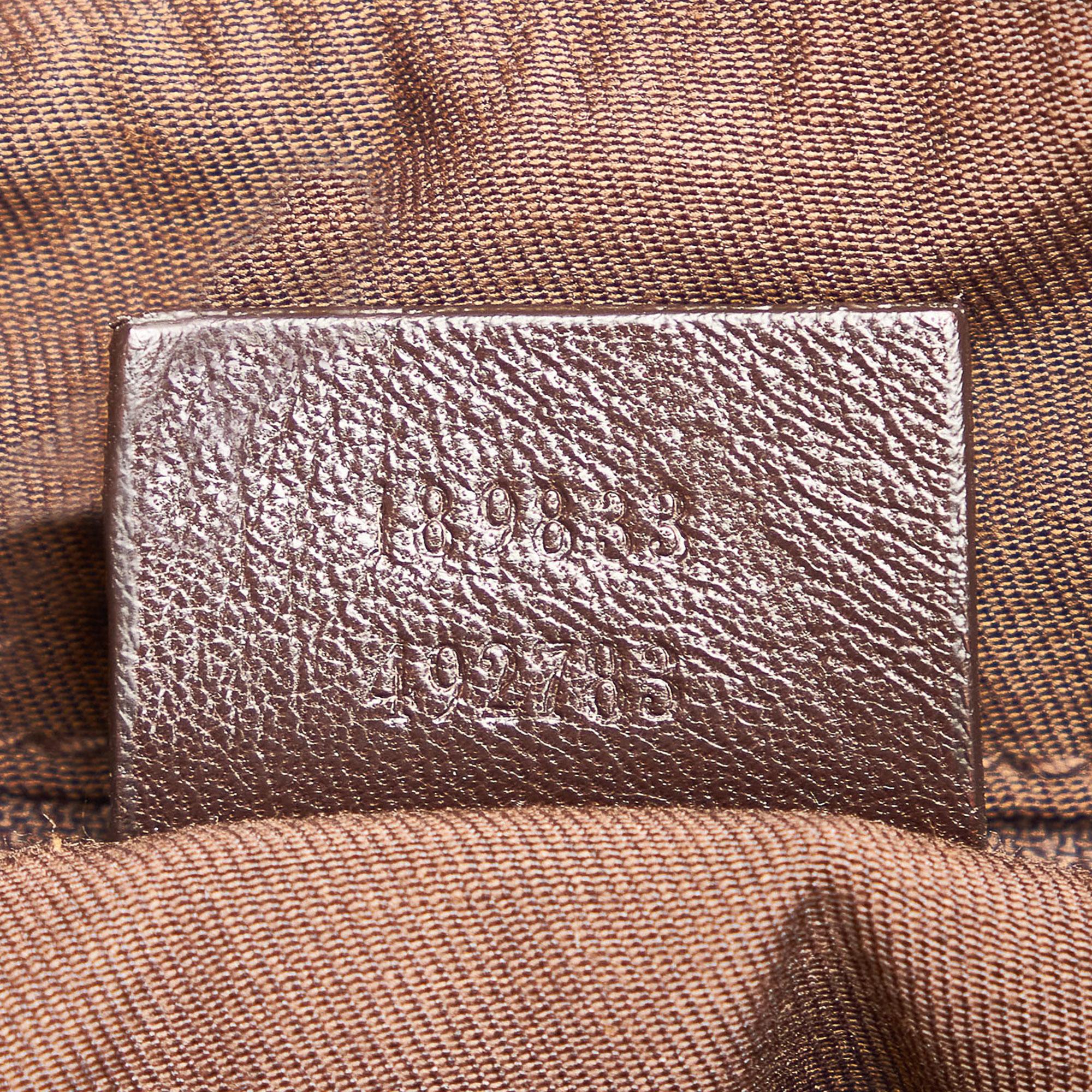 Gucci GG Canvas Abbey D-Ring Shoulder Bag (SHG-34136)