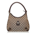 Gucci GG Canvas Abbey D-Ring Shoulder Bag (SHG-34720)