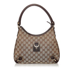 Gucci GG Canvas Abbey D-Ring Shoulder Bag (SHG-34720)