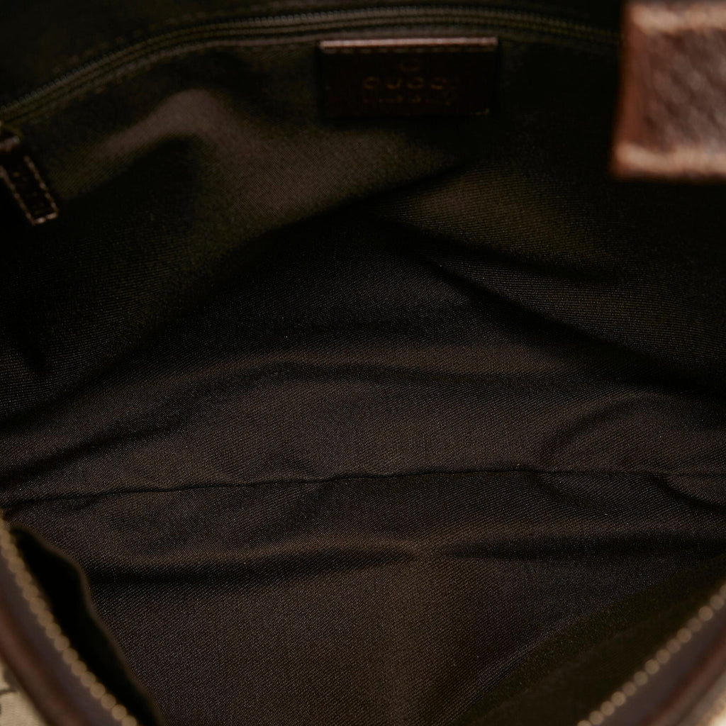 Gucci GG Canvas Abbey D-Ring Shoulder Bag (SHG-34720)