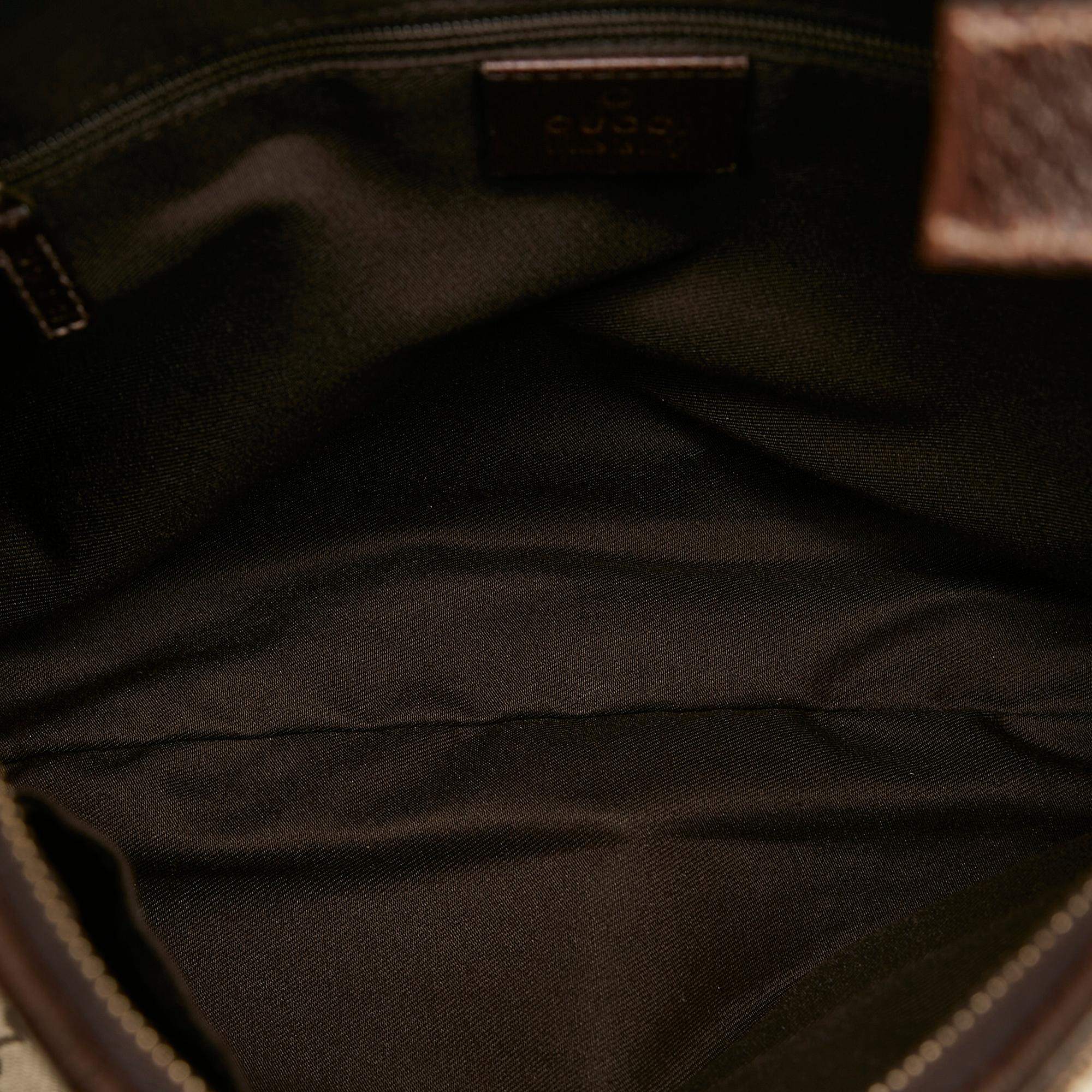 Gucci GG Canvas Abbey D-Ring Shoulder Bag (SHG-34720)