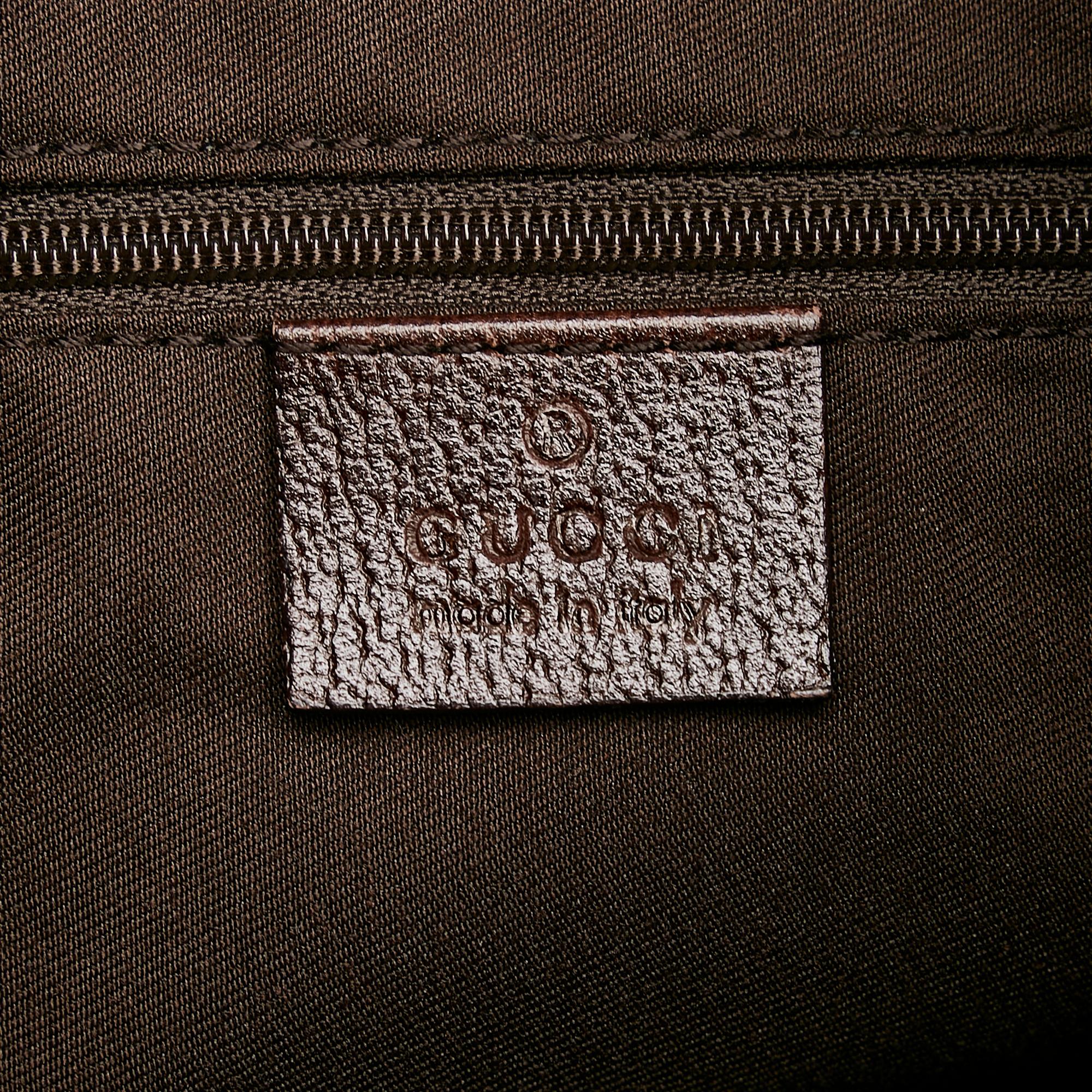 Gucci GG Canvas Abbey D-Ring Shoulder Bag (SHG-34720)