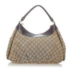 Gucci GG Canvas Abbey D-Ring Shoulder Bag (SHG-34771)