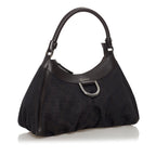 Gucci GG Canvas Abbey D-Ring Shoulder Bag (SHG-34775)