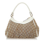 Gucci GG Canvas Abbey D-Ring Shoulder Bag (SHG-36150)