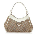 Gucci GG Canvas Abbey D-Ring Shoulder Bag (SHG-36150)