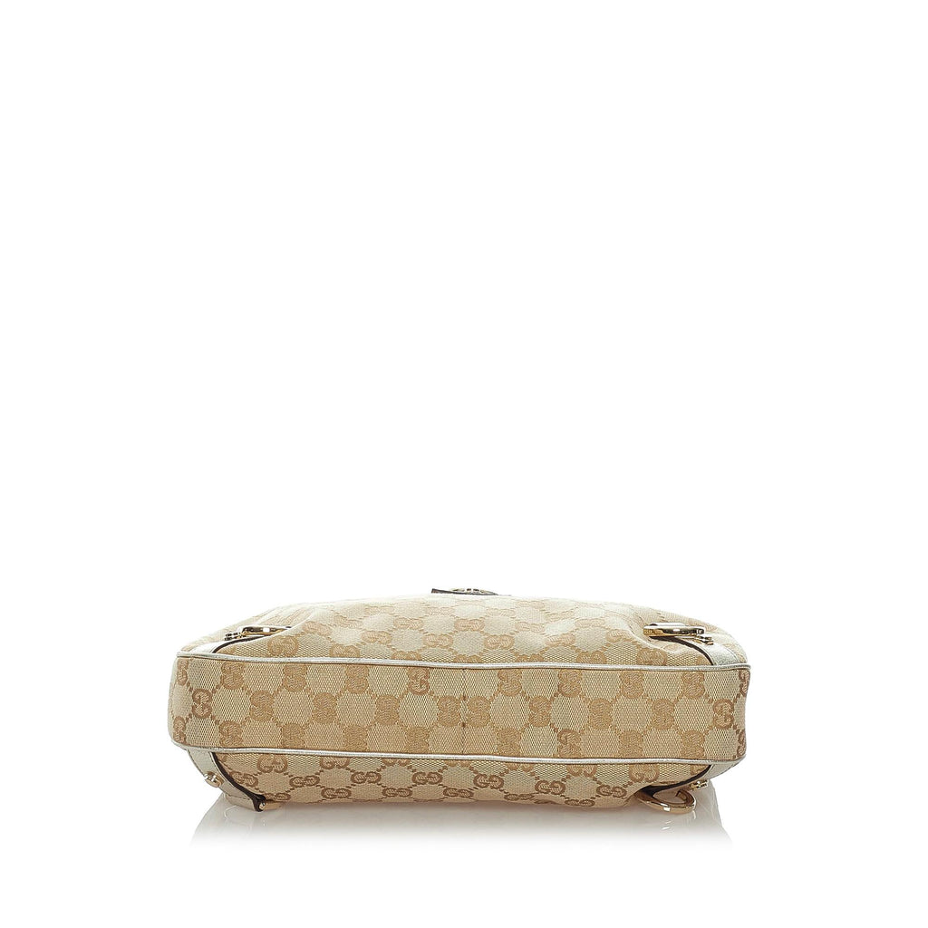 Gucci GG Canvas Abbey D-Ring Shoulder Bag (SHG-36153)