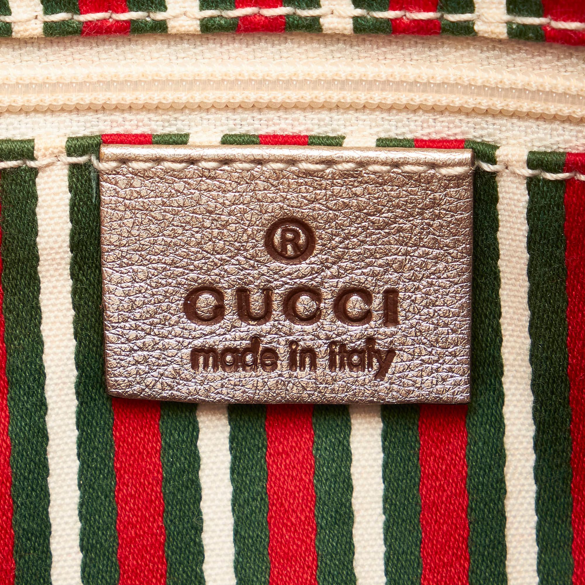 Gucci GG Canvas Abbey D-Ring Shoulder Bag (SHG-36153)