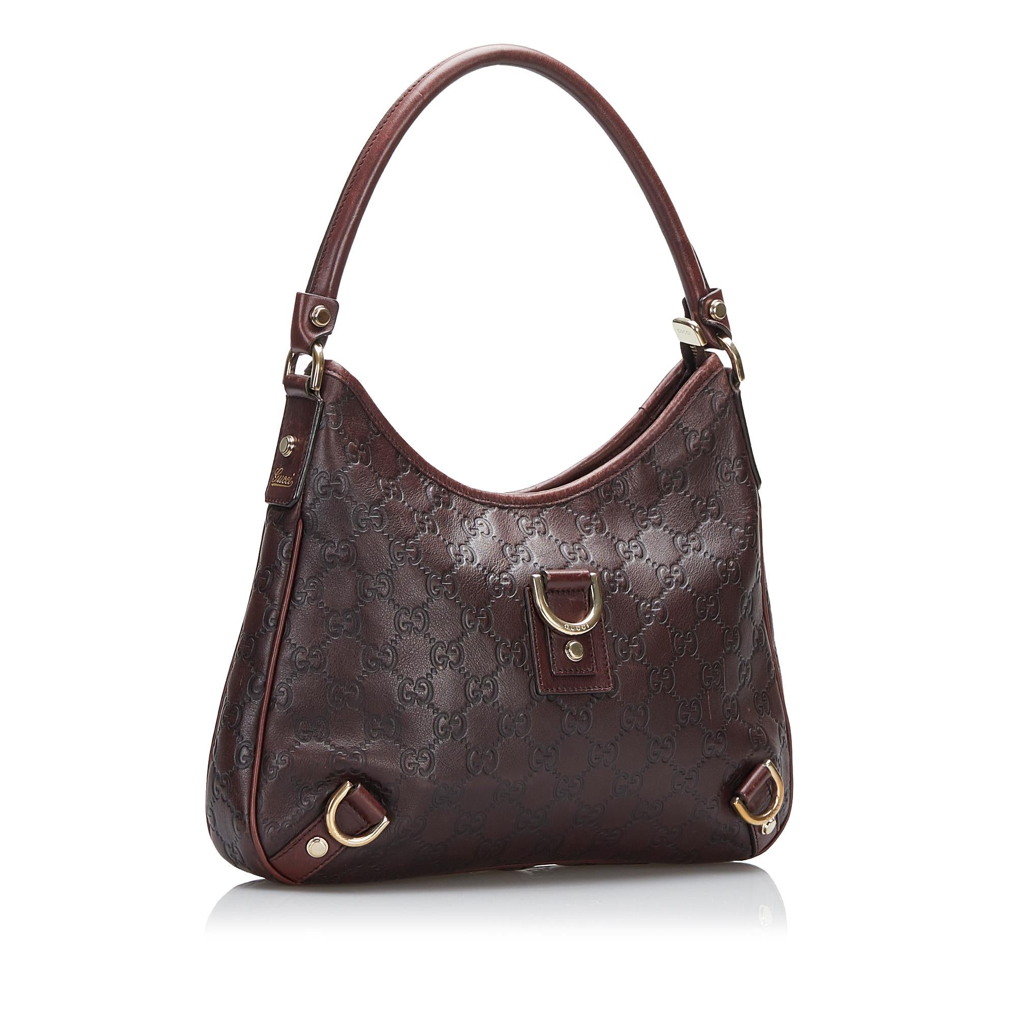 Gucci GG Canvas Abbey D-Ring Shoulder Bag (SHG-vDO3ah)