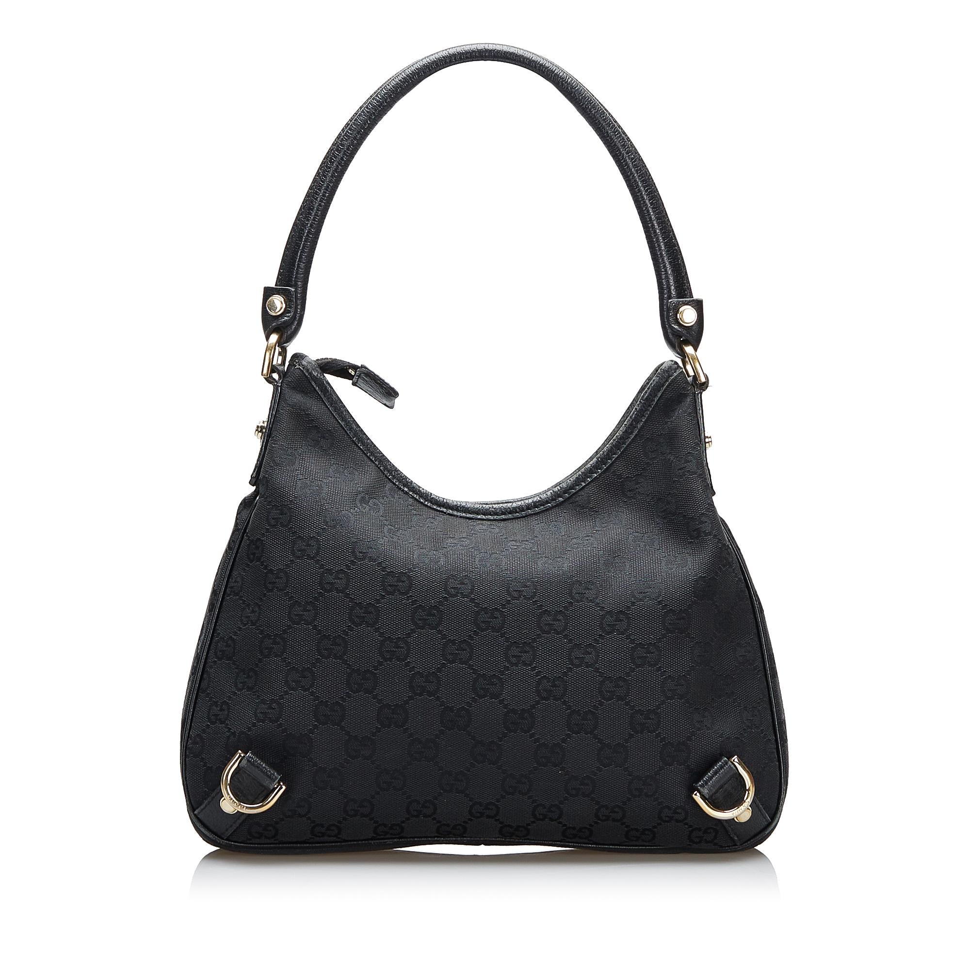 Gucci GG Canvas Abbey D-Ring Shoulder Bag (SHG-94jb7E)