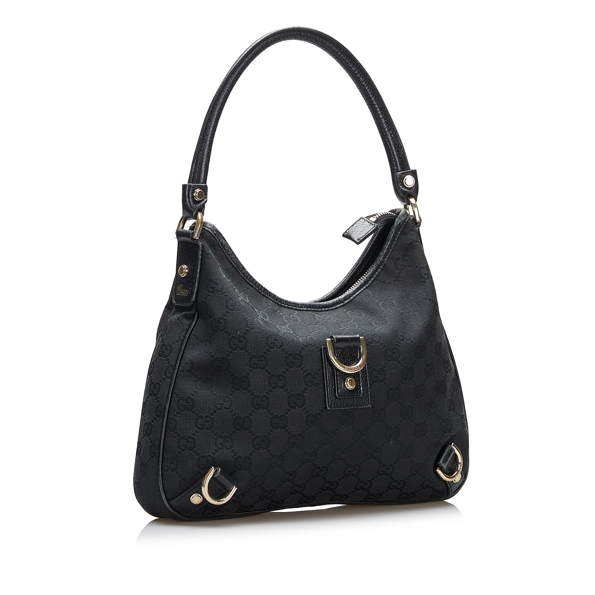 Gucci GG Canvas Abbey D-Ring Shoulder Bag (SHG-94jb7E)