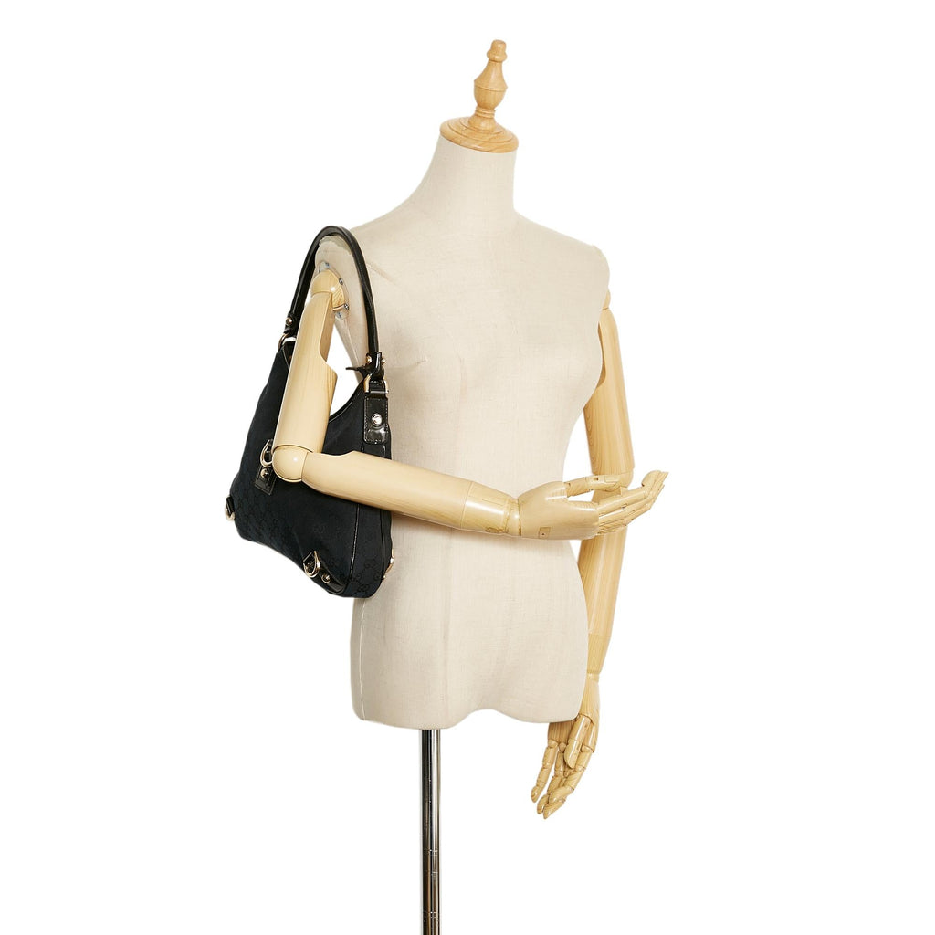 Gucci GG Canvas Abbey D-Ring Shoulder Bag (SHG-Q2yDex)
