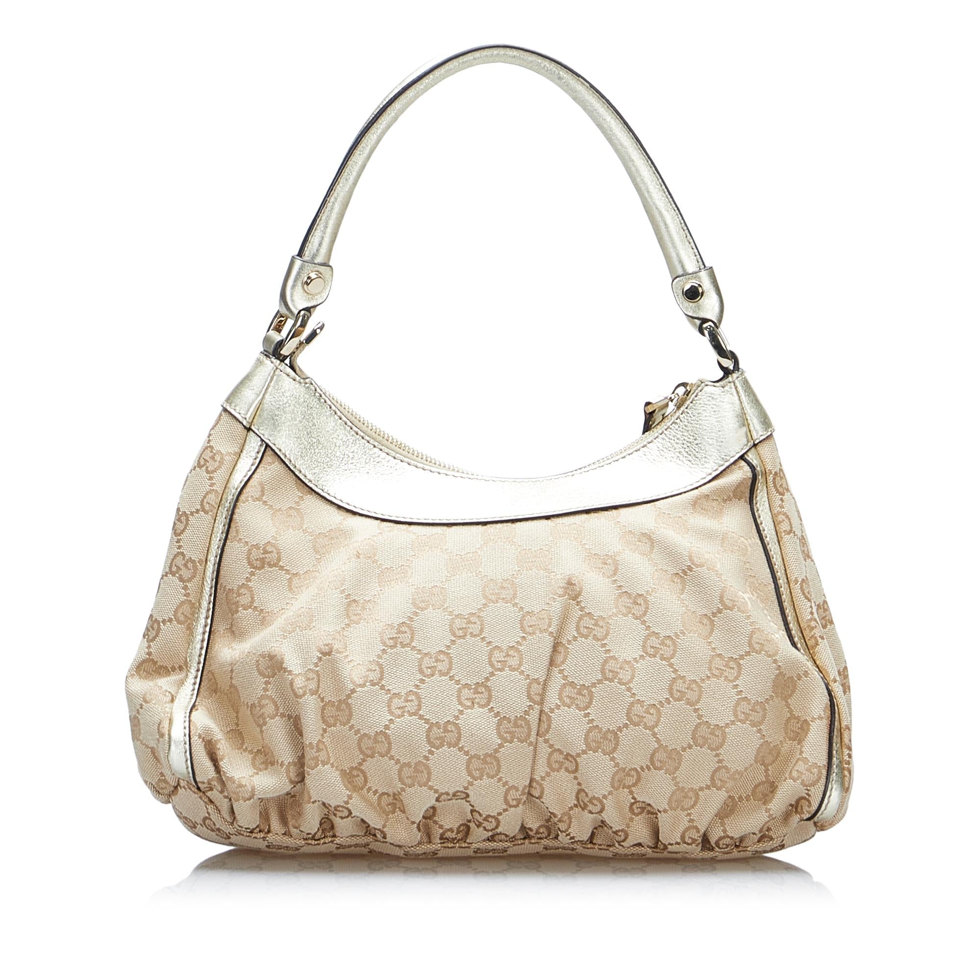 Gucci GG Canvas Abbey D Ring Shoulder Bag (SHG-MgwrDM)