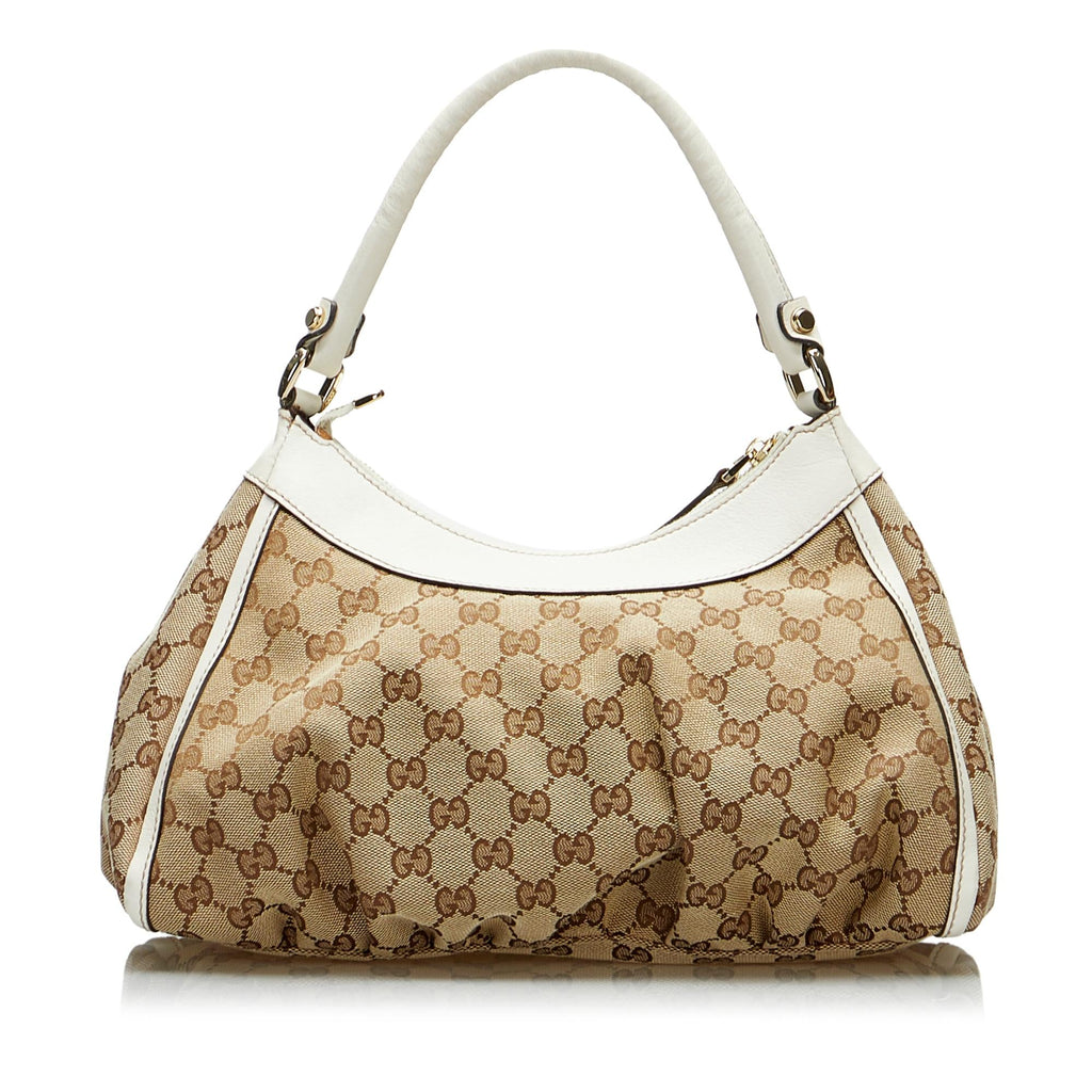 Gucci GG Canvas Abbey D-Ring Shoulder Bag (SHG-Qbw6rY)