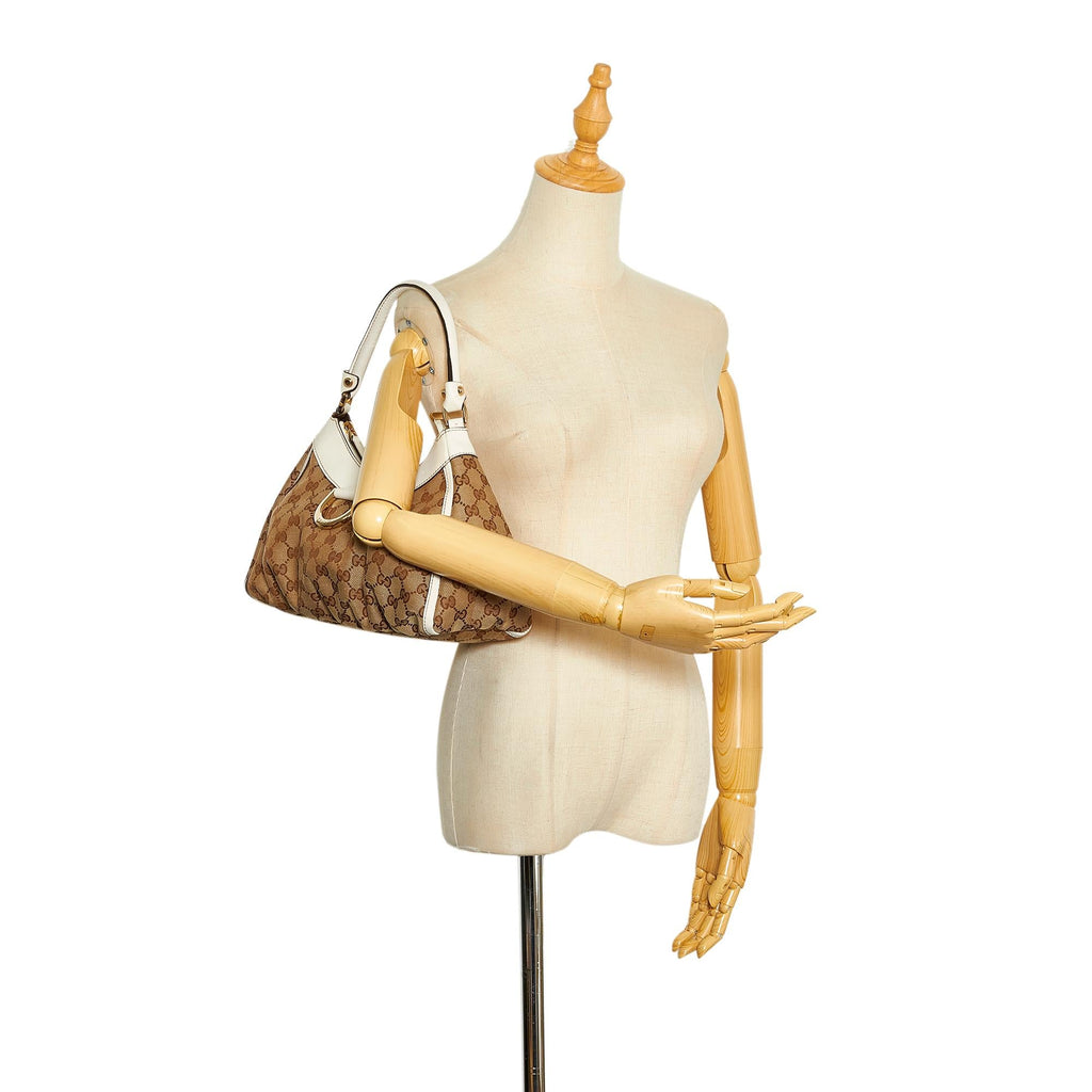 Gucci GG Canvas Abbey D-Ring Shoulder Bag (SHG-Qbw6rY)