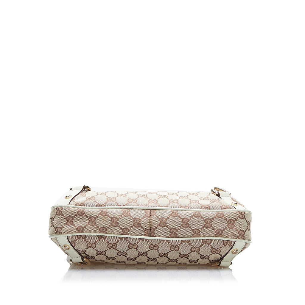 Gucci GG Canvas Abbey D-Ring Shoulder Bag (SHG-F1G55E)
