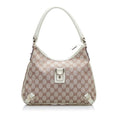 Gucci GG Canvas Abbey D-Ring Shoulder Bag (SHG-F1G55E)