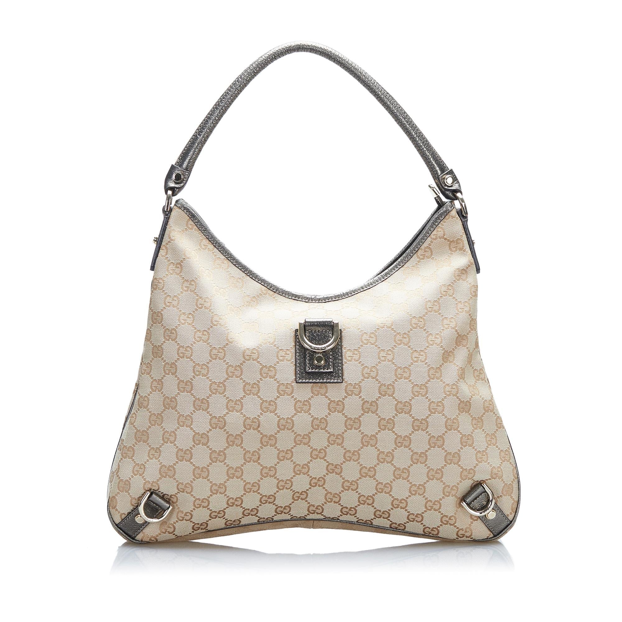 Gucci GG Canvas Abbey D-Ring Shoulder Bag (SHG-L79YSK)