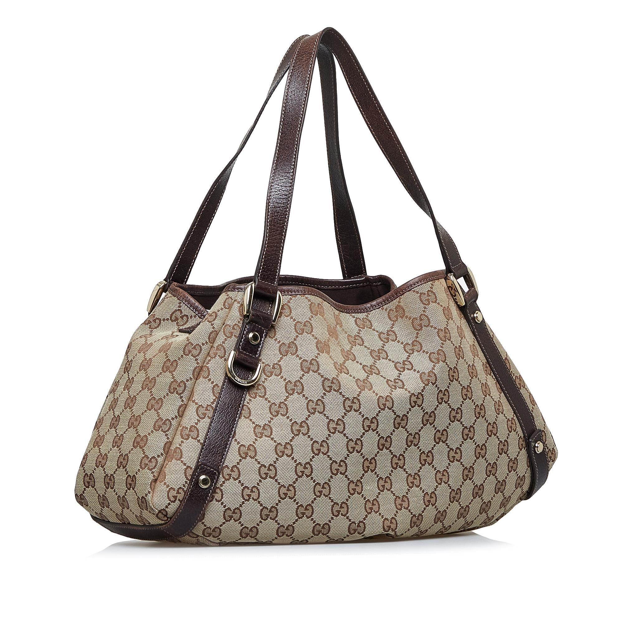 Gucci GG Canvas Abbey D-Ring Shoulder Bag (SHG-u9ecID)
