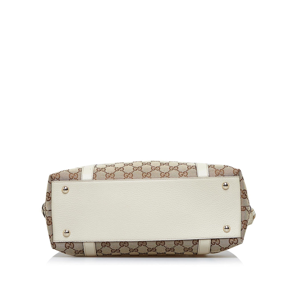 Gucci GG Canvas Abbey D-Ring Shoulder Bag (SHG-D37leV)