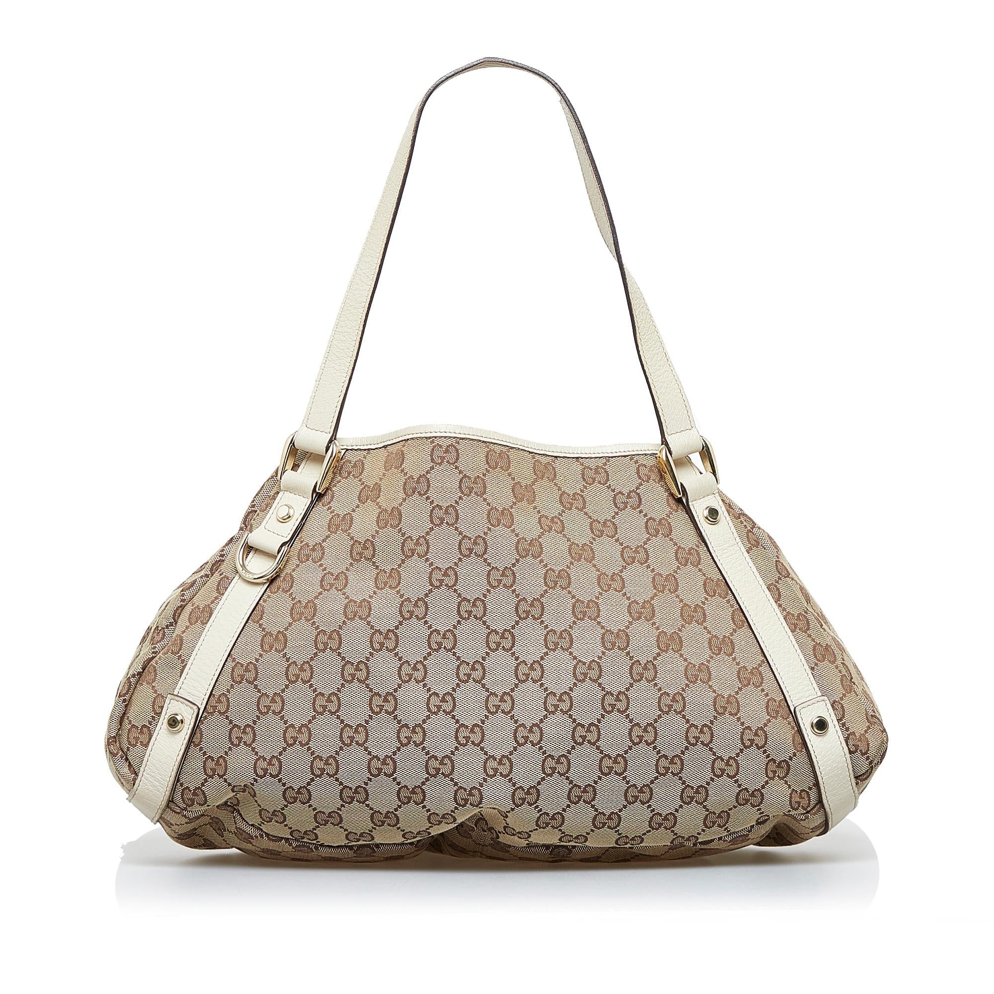 Gucci GG Canvas Abbey D-Ring Shoulder Bag (SHG-JCJfEX)