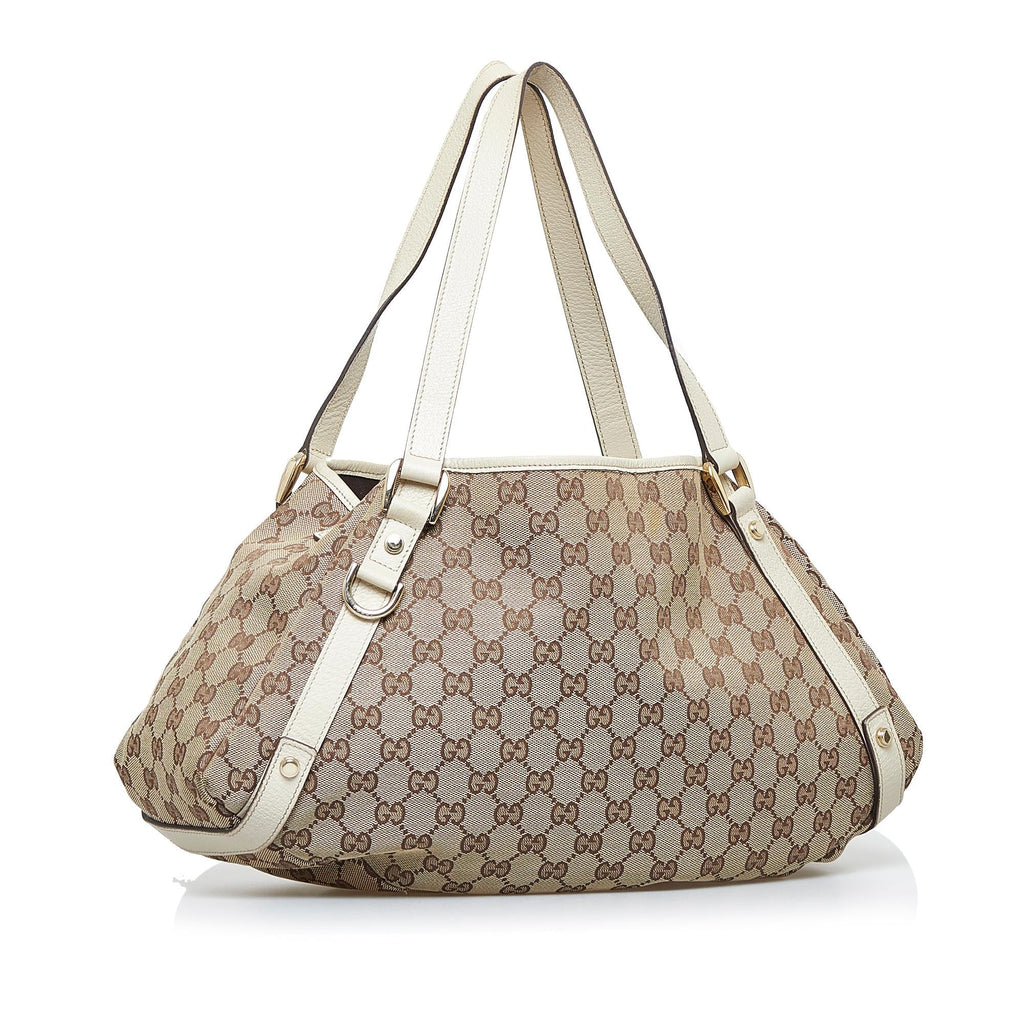 Gucci GG Canvas Abbey D-Ring Shoulder Bag (SHG-JCJfEX)