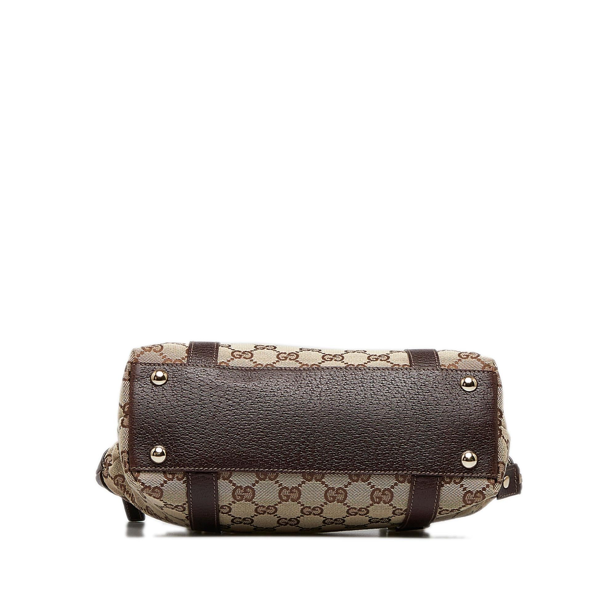 Gucci GG Canvas Abbey D-Ring Shoulder Bag (SHG-rkCvPr)