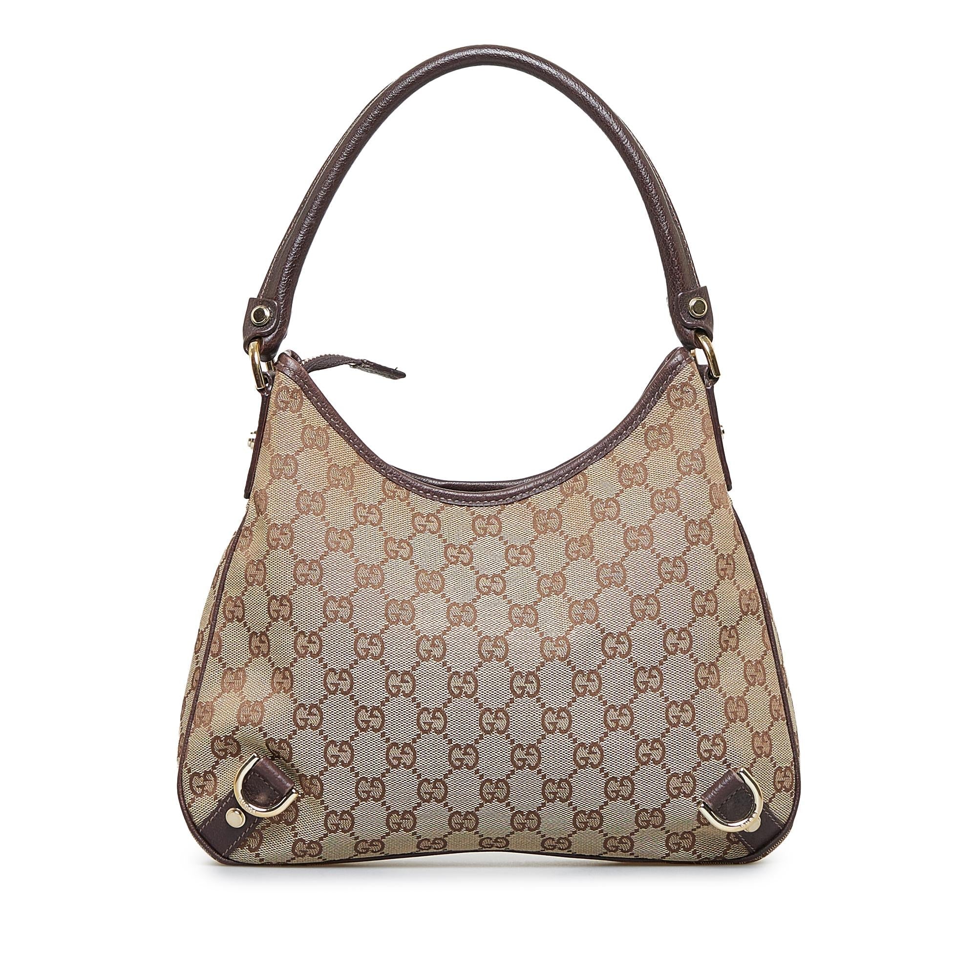 Gucci GG Canvas Abbey D-Ring Shoulder Bag (SHG-BnMG2X)