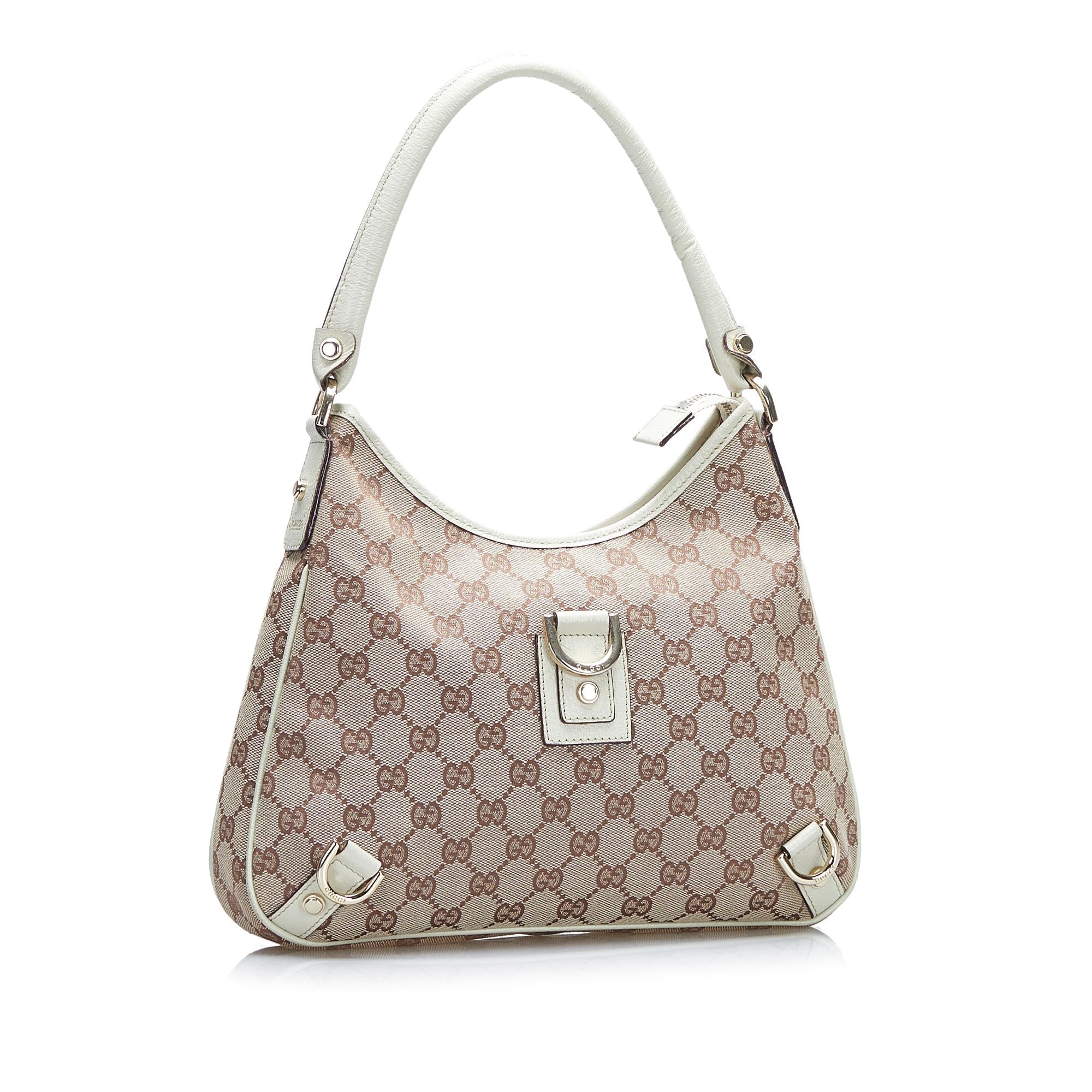 Gucci GG Canvas Abbey D-Ring Shoulder Bag (SHG-TV2HAe)