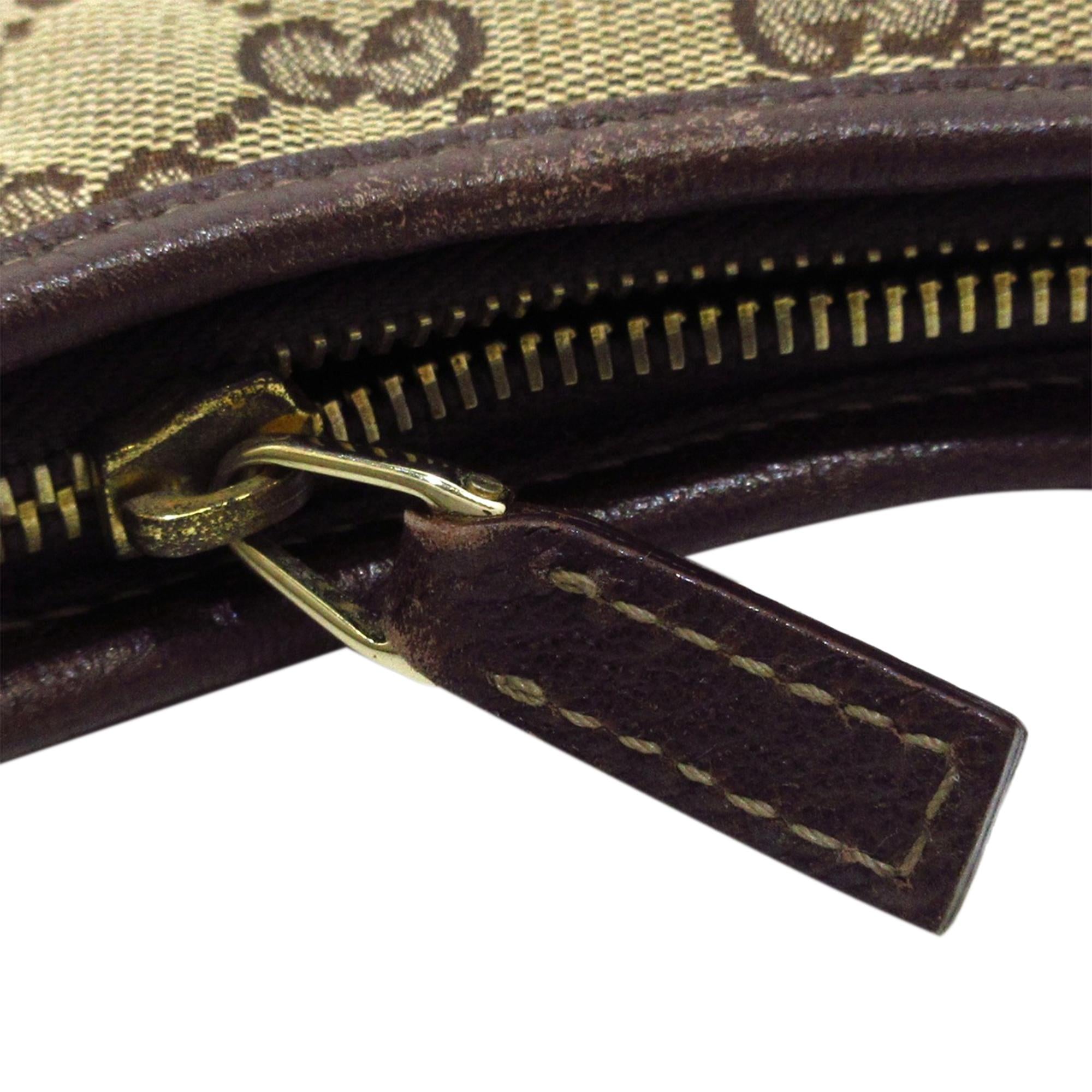 Gucci GG Canvas Abbey D-Ring Shoulder Bag (SHG-dNO3B4)