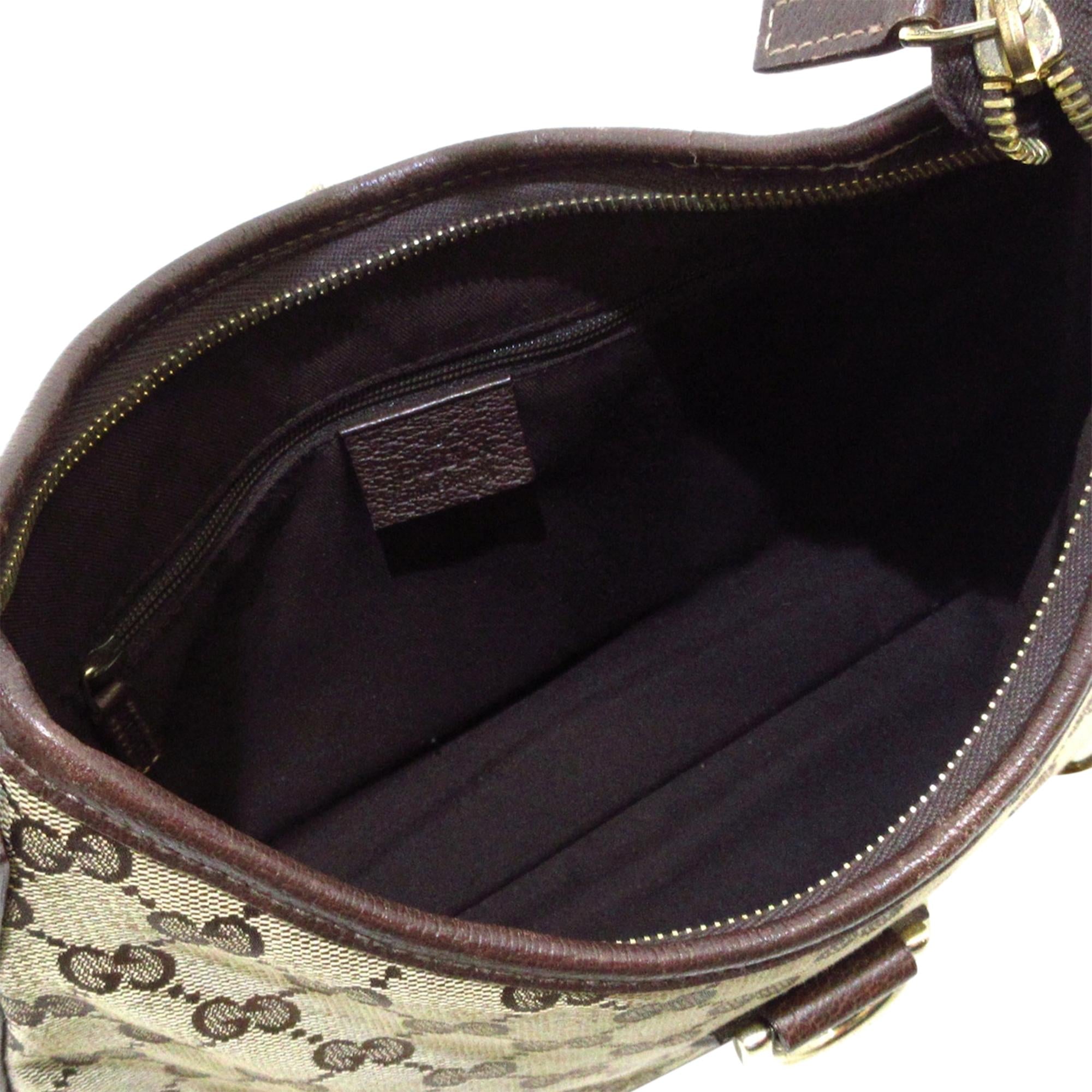 Gucci GG Canvas Abbey D-Ring Shoulder Bag (SHG-dNO3B4)