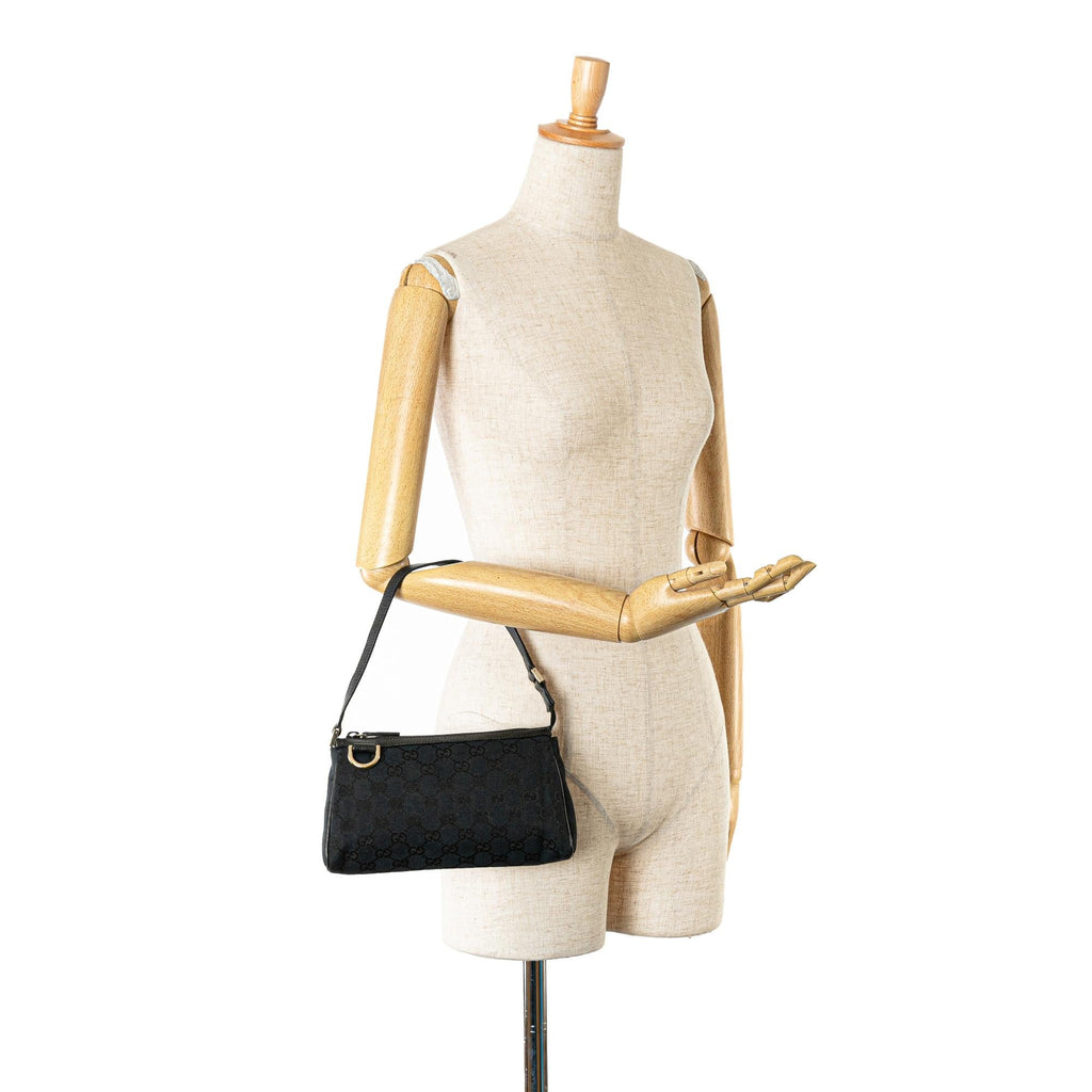 Gucci GG Canvas Abbey D Ring Shoulder Bag (SHG-tjht6F)