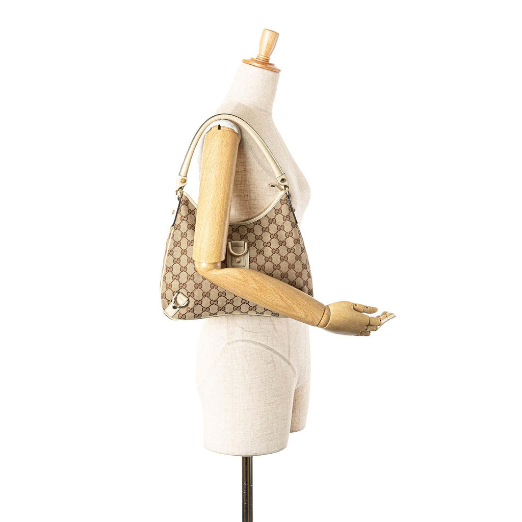 Gucci GG Canvas Abbey D Ring Shoulder Bag