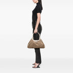 Gucci GG Canvas Abbey D Ring Shoulder Bag