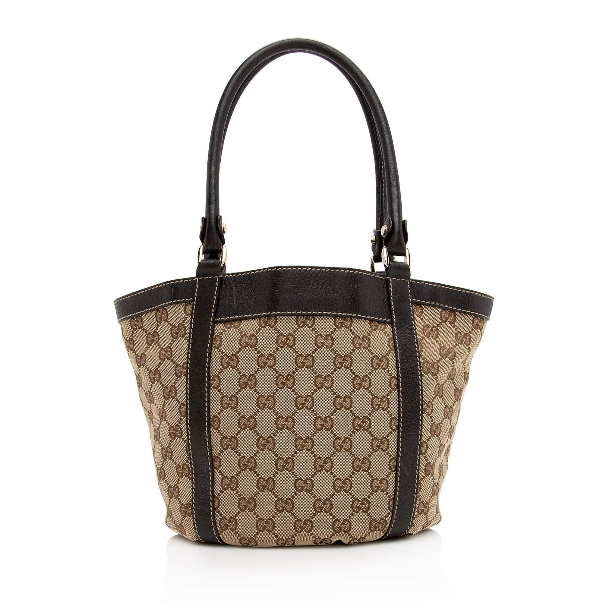Gucci GG Canvas Abbey D Ring Small Tote (SHF-22935)